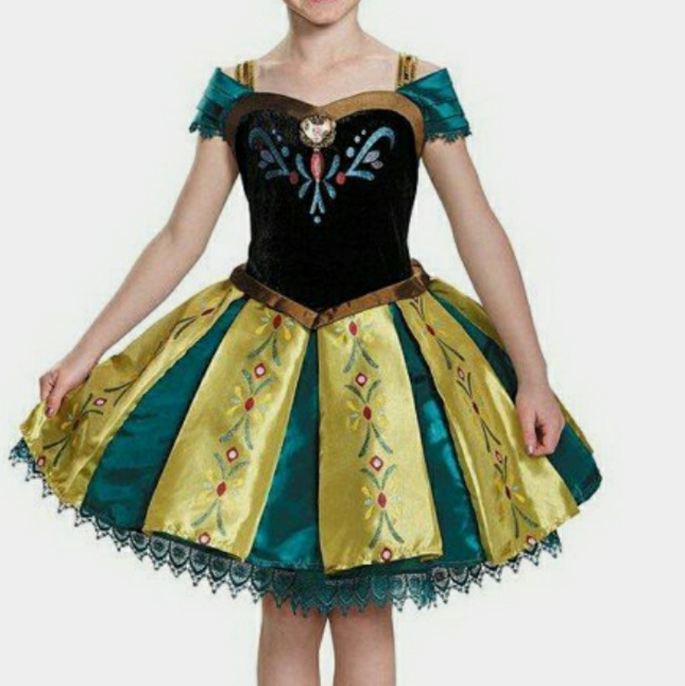 Disguise Disney Anna Frozen Coronation Dress 4-6x
